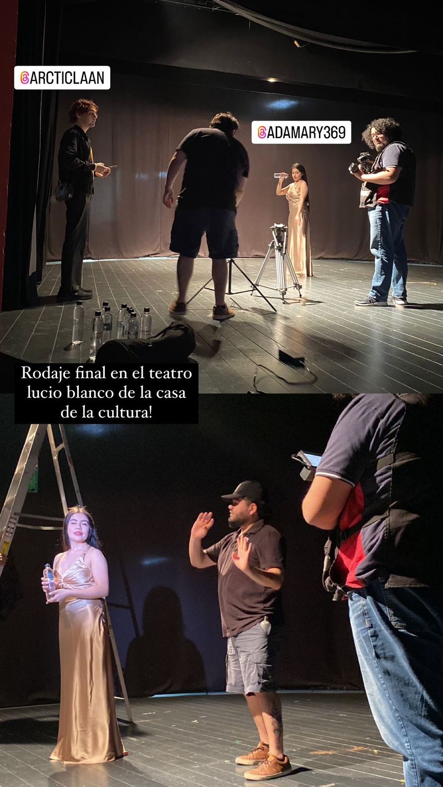 Producción de video en teatro